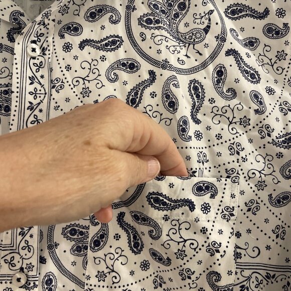 Mens‎ Dash & Dot BUTTON DOWN DRESS SHIRT, Regular Fit, XL - Picture 4 of 15